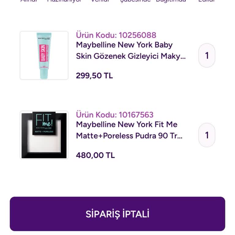 Siparişimin Hazırlanma Sürecinin Durması Ve Acil Açıklama İsteği