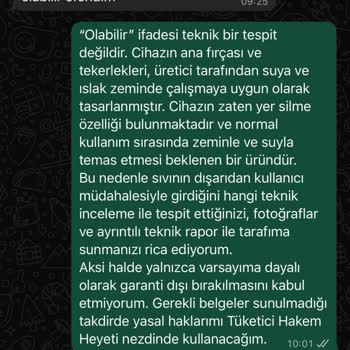 Garanti Kapsamındaki Robot Süpürge İçin Haksız 2999,40 TL Ücret Talebi Ve Saygısız Servis