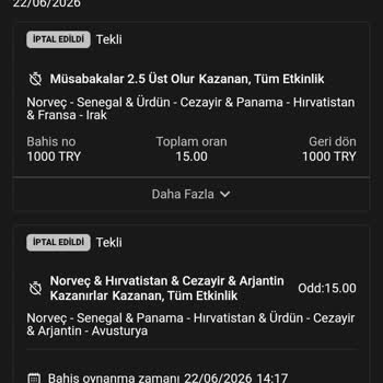 Özel Oranlı Bahis İptali Ve Haksız Kötüye Kullanım Suçlaması