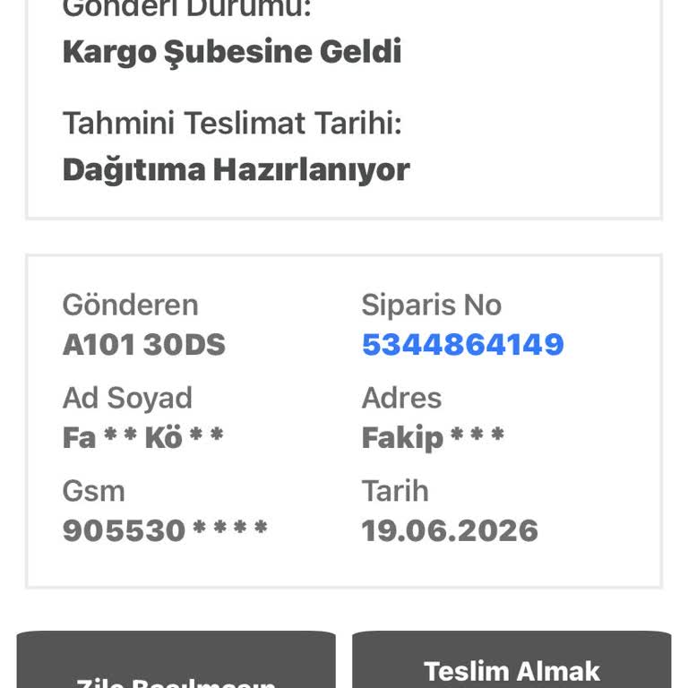 Bir Günde Kargo Vaadi Boşa Çıktı Ödeme Yaptığım Sipariş Uzun Süre Bekliyor