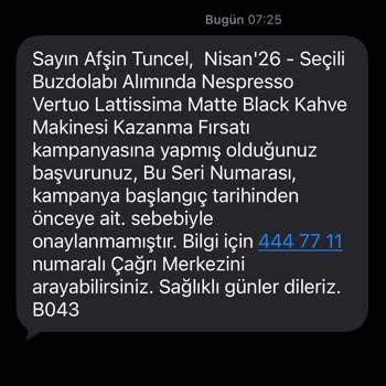 İki Buçuk Aylık Gecikme Ve Çelişkili Bilgiyle Nespresso Hediyesi Teslim Edilmemesi