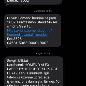Satışta Olan Aynı Modelin Yenisiyle Değişim Talebi