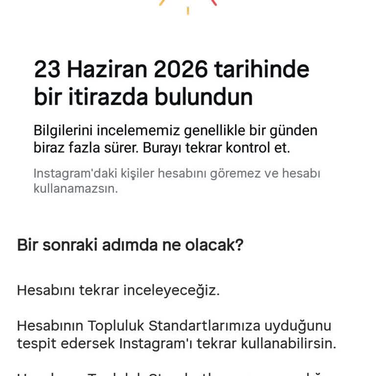 Instagram Hesabım Haksız Yerine Askıya Alındı Ve Hızlıca Açılmasını İstiyorum