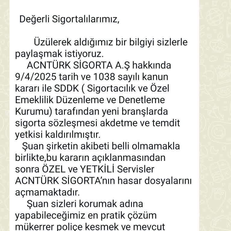 Kasko Ücretimin 9.200 TL Geri Ödemesi Hâlâ Yapılmadı