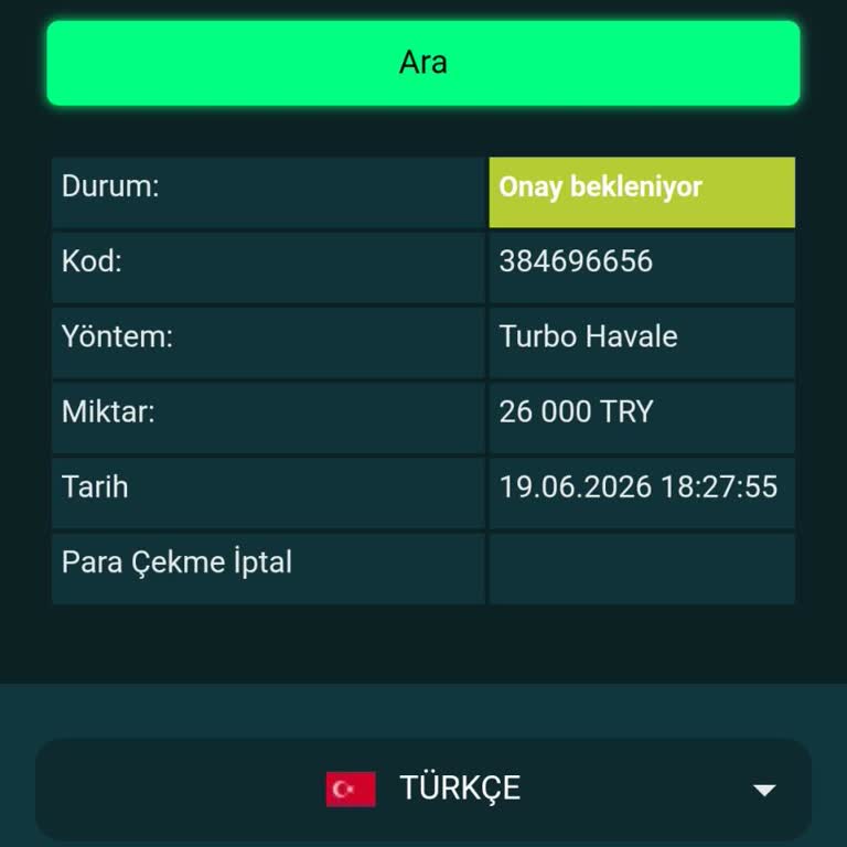 Betsalvador'da 26.000 TL Kazancımın Çekimi Hâlâ Onay Bekliyor