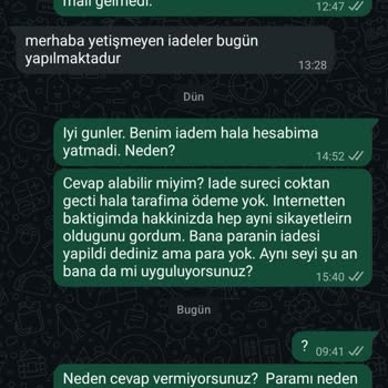 Mevra Giyim'de İade Ücreti Gecikiyor Ve Yanıt Yok
