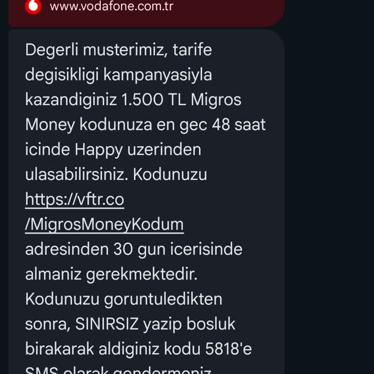 Red Sınırsız Tarife Geçişinde Vaad Edilen 1500 Money Puanı Gelmedi