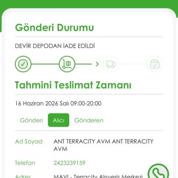 Mavi Mağazasında Sipariş Edilen Giyim Ürünü Teslim Edilmedi Ve Sistem Yanlış Gösteriyor