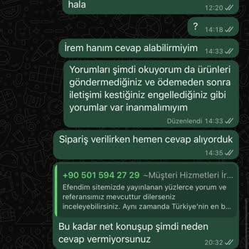 Ödeme Alındı, Yanıt Yok: 3.600 TL’lik Siparişimin Hemen İadesi Gerekiyor