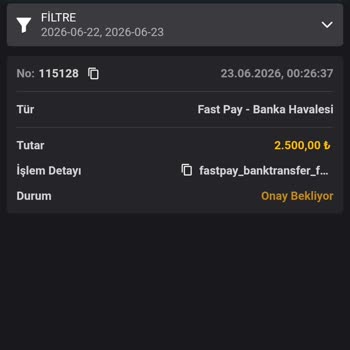 Betropol397'de 2.500 TL Çekim Ödemesi Yapılmadı