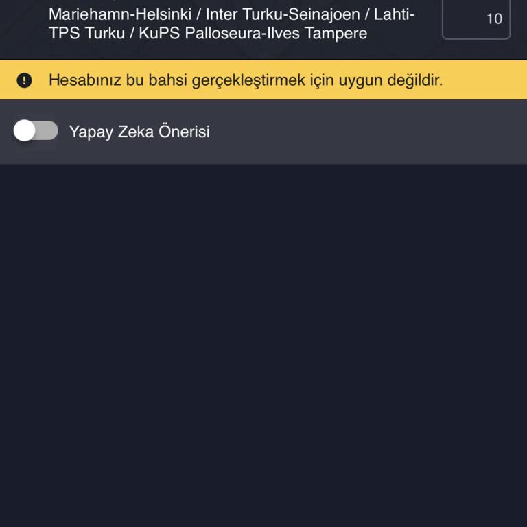 Açıklama Yapılmadan Özel Oran Oynama Yasağı