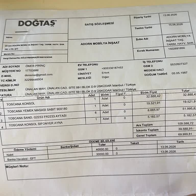 İptal Talebi Sonrası Geri Ödeme Sorunu