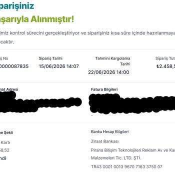 Siparişim Kargoya Verilmedi Ve İade Talep Ediyorum