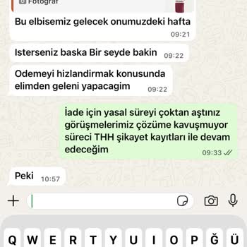 Bedrinxxl'den 2.600 TL İade Edilmemesi Ve Hatalı Ürün Gönderimi