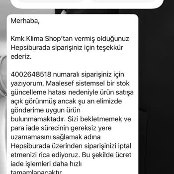 Hepsiburada Tarafından Haksız Sipariş İptali Ve Kupon Sözünün Geri Alınması
