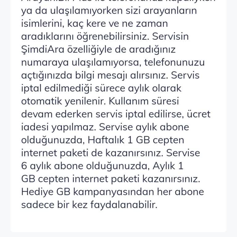 Değişen Bilgiler Ve Saygısız Tutumla 1 GB Hediye İnternet Sözünün İhlali
