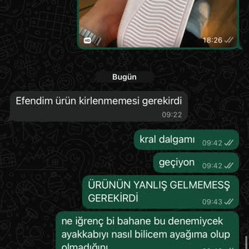 Yanlış Beden Gönderilen Ayakkabılar İçin Değişim Ve İade Reddi