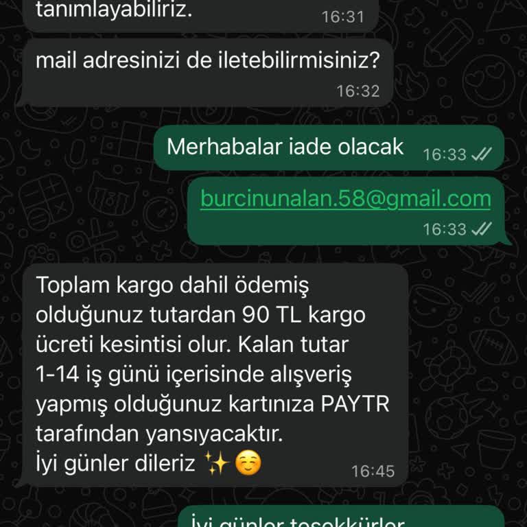 İade Ücreti İki Ayda Geri Ödenmedi, Acil Geri Ödeme Talebi