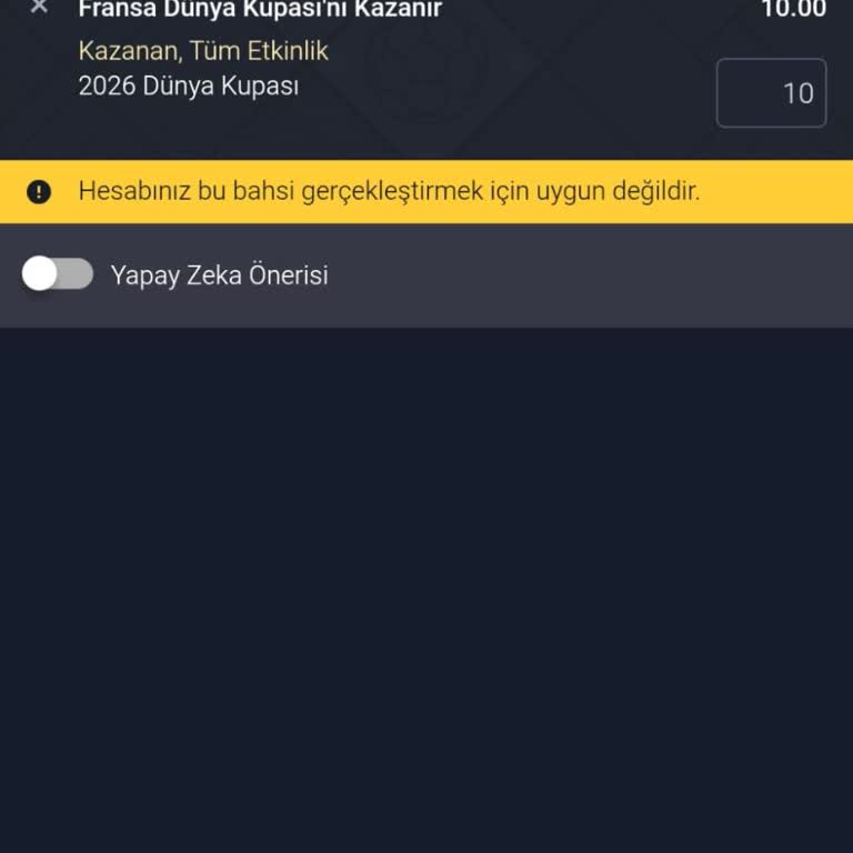 Özel Oran Alımlarım Kapatıldı, Açıklama Ve Yeniden Aktifleştirme Talebi