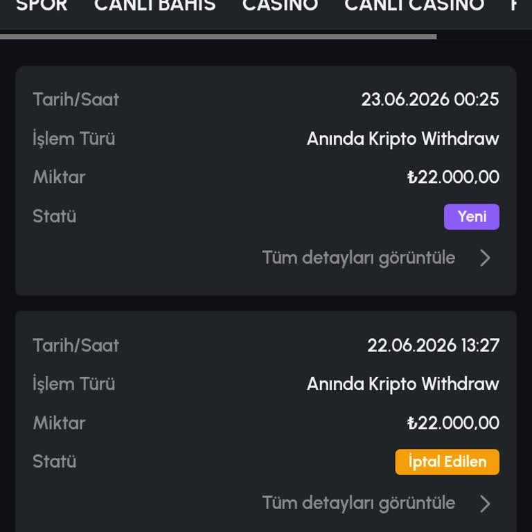 Jasminbet'te 22 Bin TL Çekim Talebi Onaysız Ve Ödeme Yapılmıyor