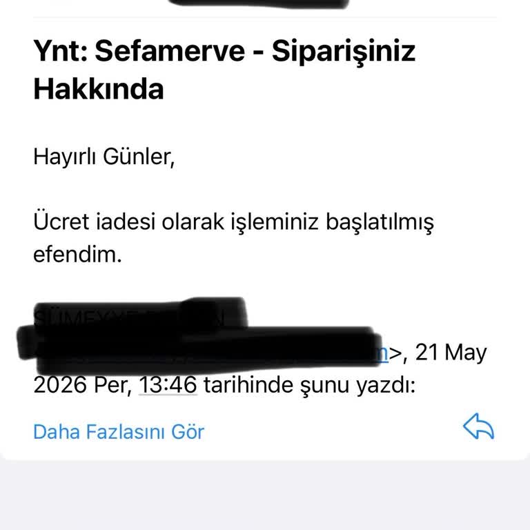İade Ödemesi Gecikiyor Ve Müşteri Hizmetlerine Ulaşılamıyor