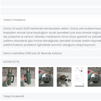 Sahte Stanley Termosu Satışı Ve Platformun Sorumluluğu