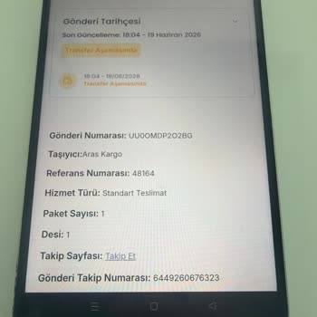 Aras Kargo Göksu Şubesinde Kargo Gecikmesi Ve Bilgi Eksikliği