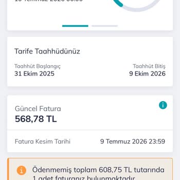Yanlış Bilgilendirme Nedeniyle Tarife Ücreti Anında Faturaya Yansıtıldı