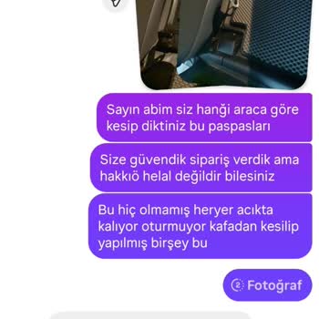 Araç İçin Uygun Olmayan Ürün Ve Şirketin Cevapsızlığı