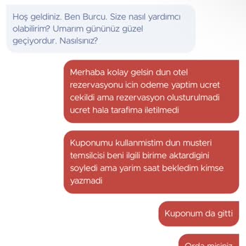 Ödeme Çekildi, Rezervasyon Yok: İade Bekliyor