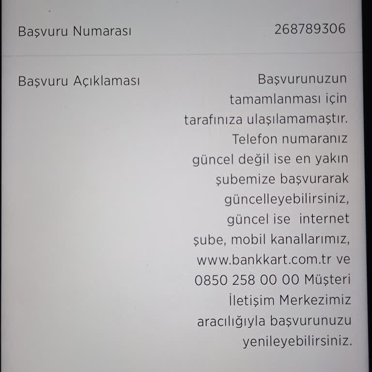 Ziraat Bankası'nda Kredi Kartı Başvurusu İptal Edildi, Neden Bilinmiyor