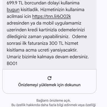 Vaat Edilen Hız Gelmiyor, Müşteriye Saygısız Mesaj