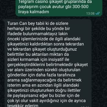 3 Yıllık 176 Bin TL Yatırımı İçin 500 TL Bonus Teklifi Ve Şikayet Silme Zorlaması