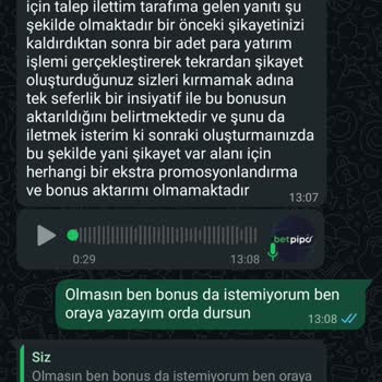 3 Yıllık 176 Bin TL Yatırımı İçin 500 TL Bonus Teklifi Ve Şikayet Silme Zorlaması