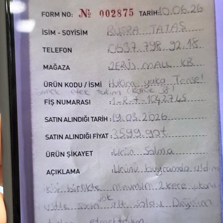 İndirimli Fiyatı Vermedikleri İçin Değişim İşleminde Mağdur Oldum