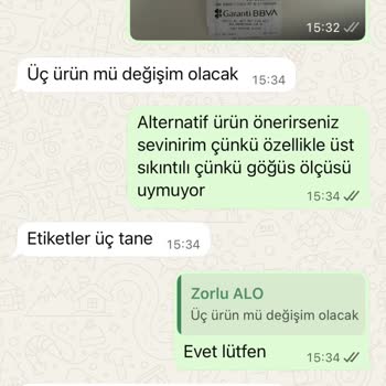 Alo Yoga Mağazasının İade Ve Beden Değişimi Taleplerine Cevap Vermemesi