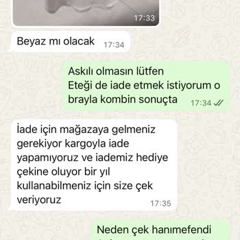 Alo Yoga Mağazasının İade Ve Beden Değişimi Taleplerine Cevap Vermemesi
