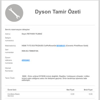 Hepsiburada’dan Aldığım Dyson Airwrap Sahte Ürün İçin İptal Ve Tam İade Talebi