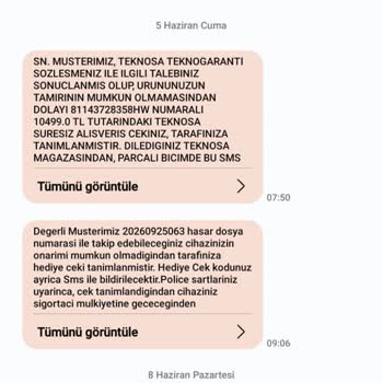 Teknosa’da Ek Garanti Ve Sigorta Sürecindeki Yanıltıcı Yönlendirme Ve Ürün İadesi Sağlanmadı
