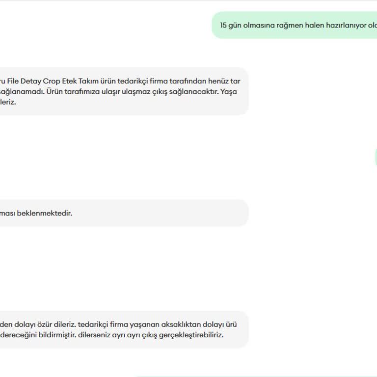 İkili Takım Plaj Elbisesi Ve Atlet Siparişinde Uzun Gecikme Ve Bilgilendirme Eksikliği