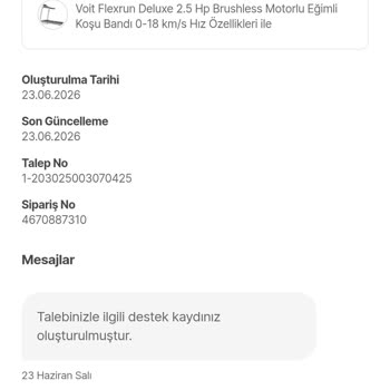 İptal Edilen Koşu Bandı Siparişinin İadesi Yapılmadı