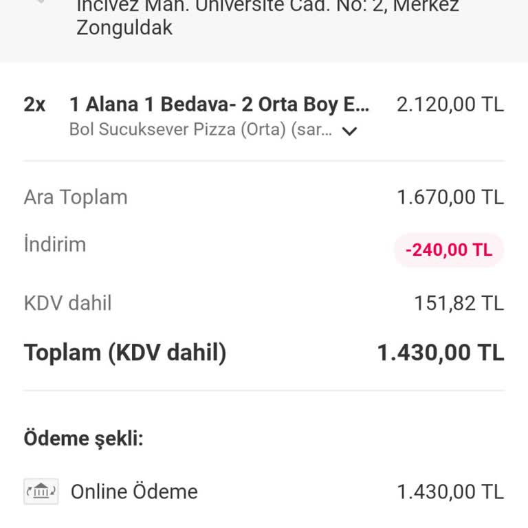 Gece Nöbette Bildirimsiz Sipariş İptali Müşteriyi Aç Bıraktı
