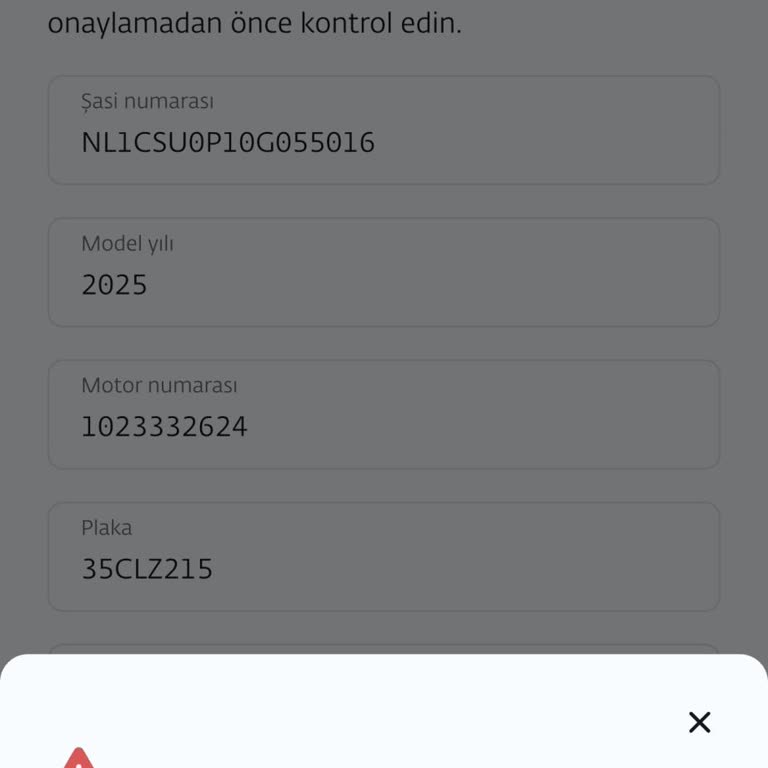 Trumore Uygulamasında Araç Şasi Numarası Bulunamıyor Ve Dijital Özellikler Çalışmıyor