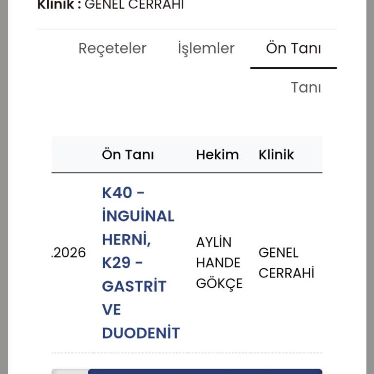 Yanlış Gastrit Tanısı Ve Hastane Cevapsızlığı