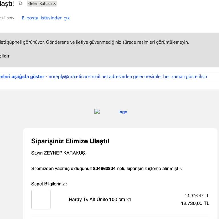 Hardy TV Alt Ünite Siparişi Üç Hafta Boyunca Gönderime Hazır, Kargo Ve Fatura Bekleniyor