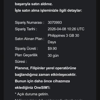 Esim.io Yetersiz Bilgilendirmesi Sonucu 15.000 TL’lik Yurt Dışı Faturası