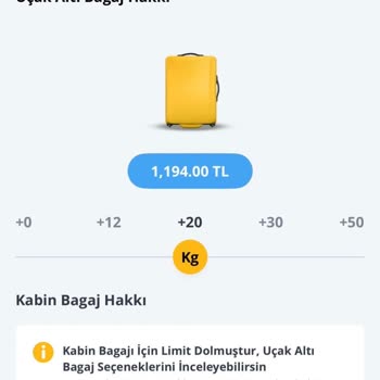 Dönüş Uçuşunda Bagaj Ücretinde Aşırı Fark