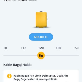 Dönüş Uçuşunda Bagaj Ücretinde Aşırı Fark