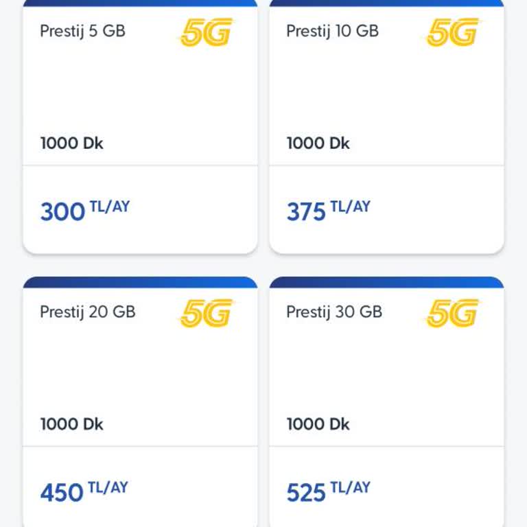 Prestij Fırsat 20 GB Tarifesine Geçişte Keyfi Engelleme