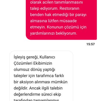 Yanlış Sipariş Ve 500 TL Fazla Ücret İadesi Talebi